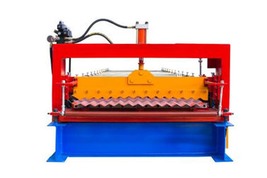 Κίνα Βιομηχανική μηχανή επιτροπής στεγών μετάλλων, μπλε φύλλο υλικού κατασκευής σκεπής χρώματος που διαμορφώνει τη μηχανή  προμηθευτής