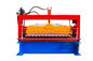 Βιομηχανική μηχανή επιτροπής στεγών μετάλλων, μπλε φύλλο υλικού κατασκευής σκεπής χρώματος που διαμορφώνει τη μηχανή  προμηθευτής